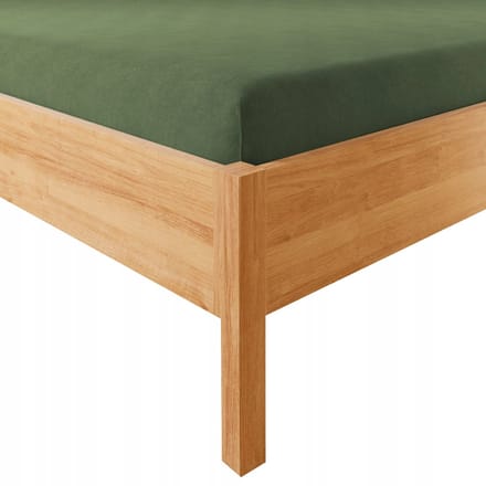 Jersey Hoeslaken 180x200cm met Elastiek - Grijsgroen