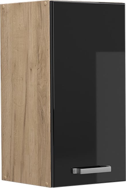 Vicco R-Line Hangkast – 30 cm Zwart hoogglans