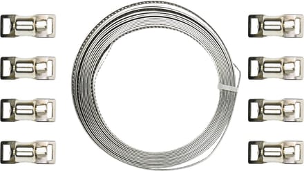 Benson Universele slangklemset - 8 mm x 3 meter - 9-delig - veelzijdig en aanpasbaar