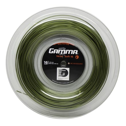 Gamma Verve Soft Rol Snaren 110m-Zwart,Geel