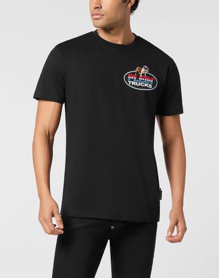 Round Neck T-Shirt Plein Trucks Bulldog