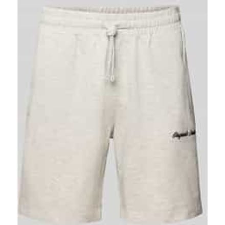 Sweatshorts met labelstitching model 'KARL'