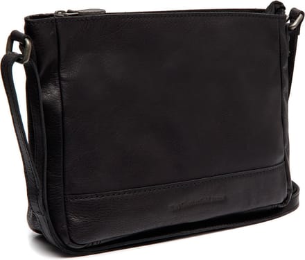 The Chesterfield Brand Weimar Washed Waxed Pull Up Schoudertas - Zwart