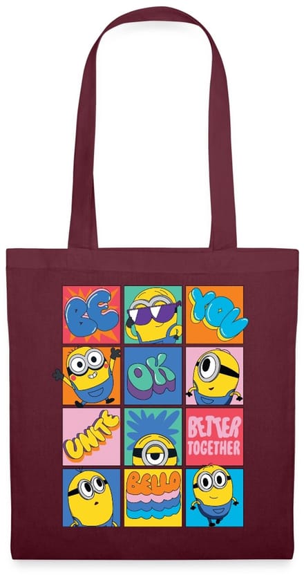 Minions Be You Positief En Lief Ontwerp Tas Van Stof Schoudertas