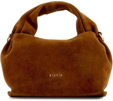 BIASIA Leren handtas schoudertas Delice Handbag Cuoio Lichtbruin