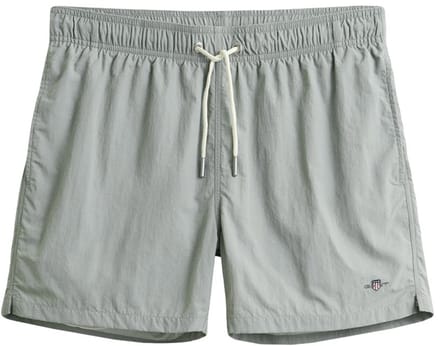 GANT heren zwemshort basic logo grijs