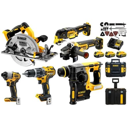 DeWALT Gereedschap - 12-delige ACCU-gereedschapset, accu en lader DCK624P3T