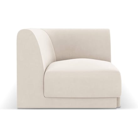 Modulair hoekelement Miley velvet | Micadoni Limited Edition