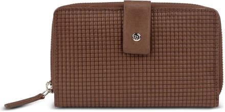 bugatti portemonnee Noemi Lady Zip Around Wallet Cognac bruine