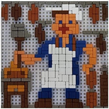Stickit Slager, ca. 550 steentjes