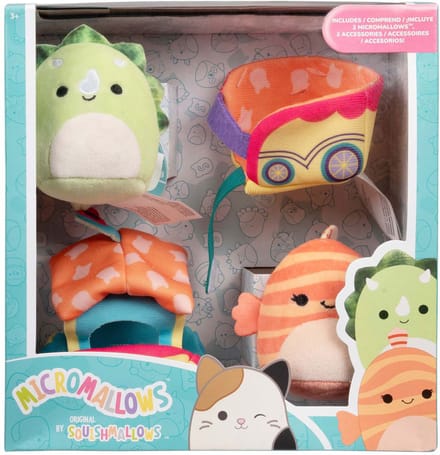 Squishmallows Micromallows Ticket To Ride Accessory Pack Poppetjes en figuren