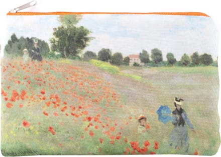 Lanzfeld Monet - Etui - Make-up tasje - Veld met Klaprozen