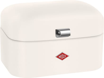 WESCO Single Grandy Broodtrommel | 7,5 Liter - Maat M | Metaal - Mat zand | Broodopslag