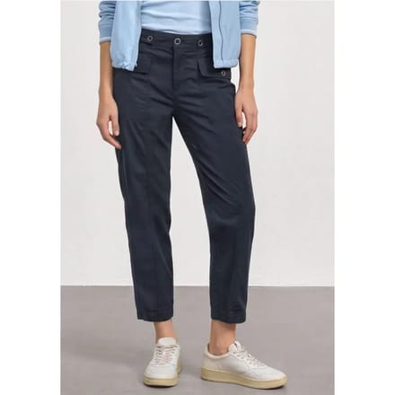 High Waist Barrel Leg Hose im Casual Fit