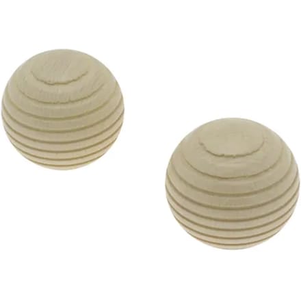 Decomode Eindknop Gordijnroede Bol Beuk 28mm 2st