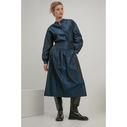 Josephine & Co Sienna Skirt Navy Melange Größe: 34 | Midiröcke Outlet | Damen | Blau