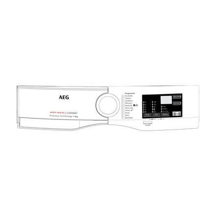 AEG controlepaneel, wit, AEG, EN 140205834017