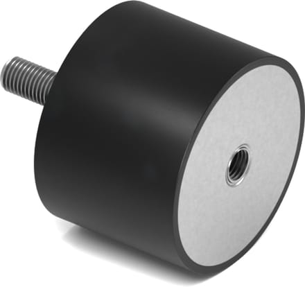 Rubbermagazijn - Trillingsdemper - Type B - 75x55mm - M12 - Set 5 stuks