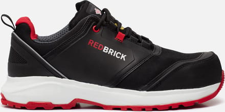 Redbrick Pulse Laag S3 ESD 32320 - Zwart/Rood - 43