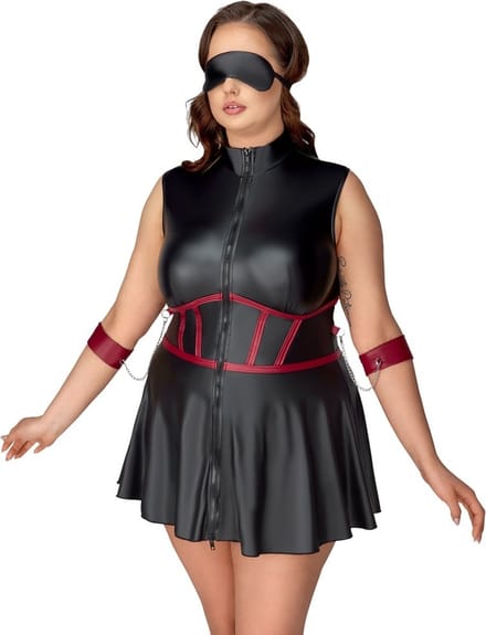 Curvy Bondage Jurk in Stijlvolle Uitvoering Maat 2XL