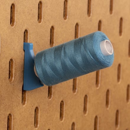 6-pack Spoelhouder 500m - Short - Lichtblauw - Printboard - Past op Ikea Skadis pegboards