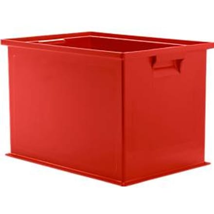 Stapelbak 14/6-2Z – Polypropyleen – L 465 x B 314 x H 298mm – 33L – met geïntegreerde handgrepen - rood
