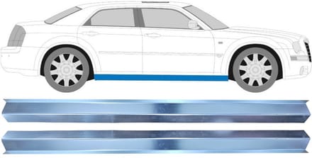 Reparatie dorpel voor Chrysler 300C 2004-2011 / Links = Rechts / Set