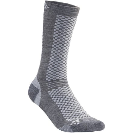 2-Pack Warme sokken Mid - Merino Wollen thermo sokken - 48 - Grijs