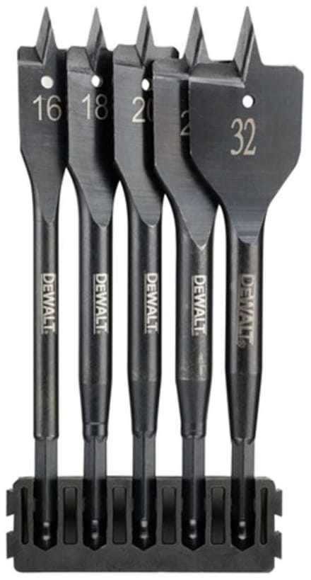 DeWALT Toebehoren - 5-delige set vlakke houtboren DT70834