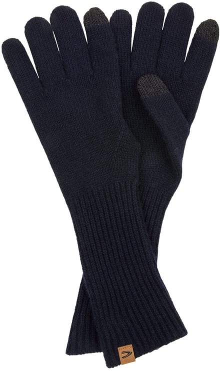 camel active Kasjmieren handschoenen met ribstructuur - Maat - Donkerblauwwomenswear-OS