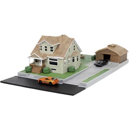 JADA TOYS F&F Nano Doms House Display Diorama 1:24 Auto