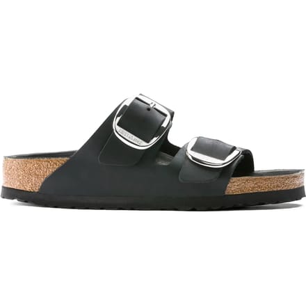 Dames muiltjes Birkenstock Arizona Big Buckle Natural Leather Oiled