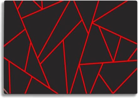 Glassnijplank - Geometrisch - Glazen - Snijplanken - 35×25 cm - 4 mm