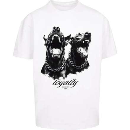 Oversized T-shirt Upscale Loyalty Dogs Heavy