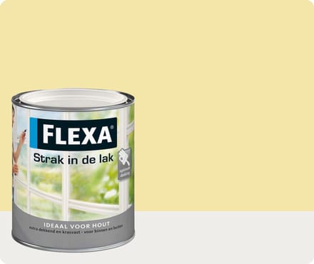 Flexa Strak In De Lak Hoogglans - Zachtgeel - 0,75 liter