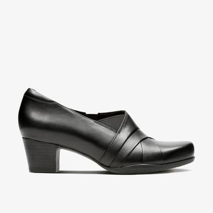 Rosalyn Adele Zwarte Leren Schoenen
