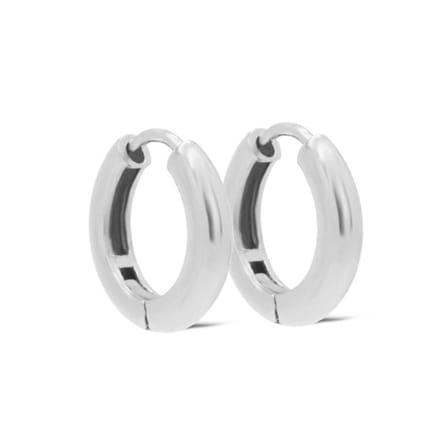 Karma Oorringen Plain Hinged Hoops Halla Zilver