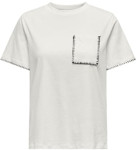 Only Karen T-shirt Met Korte Mouwen Wit S Vrouw