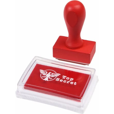 Top secret stempel en inkt voor kinderen Rex London