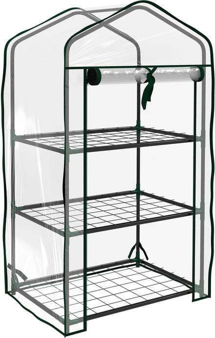 Outsunny-kas-PE-59x39x127cm-Transparant