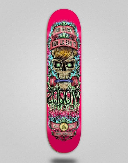 Houten Skateboard Deck - Skate Plank - Street Tricks - Stevig Ontwerp - 8.5 Inch - Roze