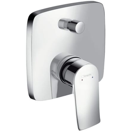 Hansgrohe Metris single lever concealed bath mixer angular 31454000
