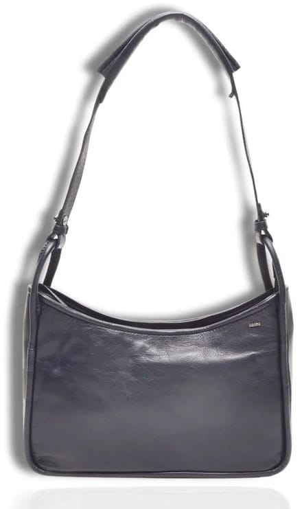 Berba | Soft | Crossbody-tas | Schoudertas | Dames | Tas | Donkerblauw | Leer