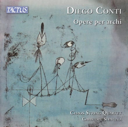 Chaos String Quartet, Susanne Schaffer, Eszter Kruchio, Sara Marzadori, Bas Jongen, Christoph Slenczka - Canti: String Works (CD)