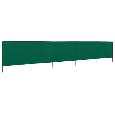 vidaXL - Windscherm - 5-panelen - 600x160 - cm - stof - groen
