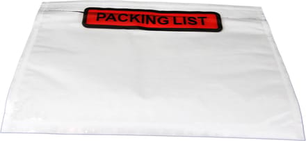 1000 stuks - Paklijstenveloppen A6 - 162 x 120 mm – packinglist - transparant