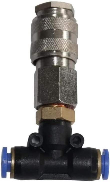 Verbindingsstuk - T-connector - Hogedruk reinigen - 6 mm aansluiting - 13 kg cm2 - null