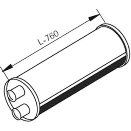 Voorpijp DINEX 80447