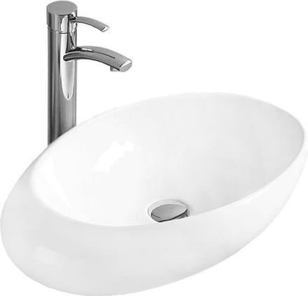 Mexen Malwa opzetwastafel 59 x 36 cm, wit - 21435900