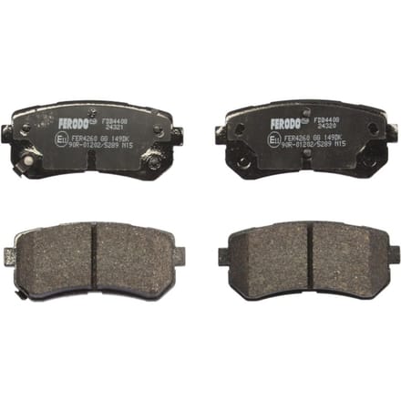 Remblokset FERODO FDB4408, achter